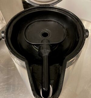 Pumpstick in the coffee pot